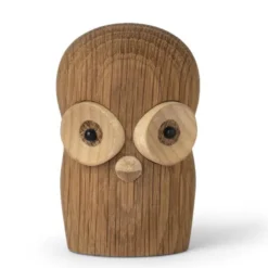 Gunnar Flørning hornugle i eg 6 cm