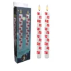 Haahr&Co. LED kronelys med 3D flamme og flag 24,5 cm