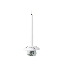 Hammershøi Christmas kronelysestage svamp hvid H 6 cm