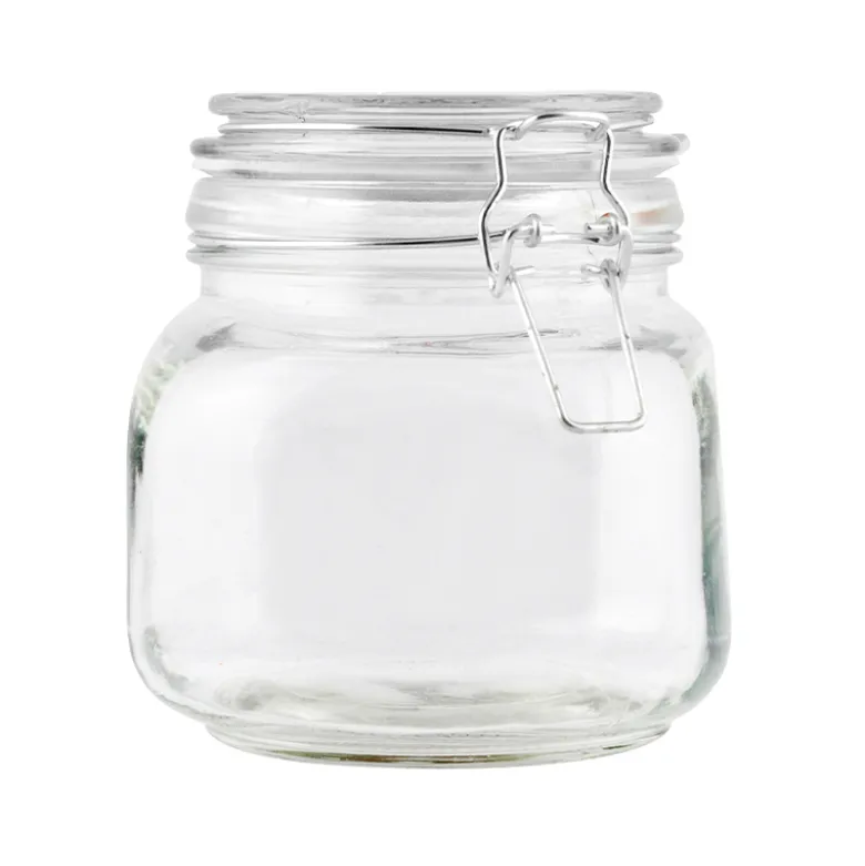Henkogningsglas firkantet 0,75 liter