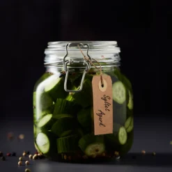 Henkogningsglas firkantet 0,75 liter