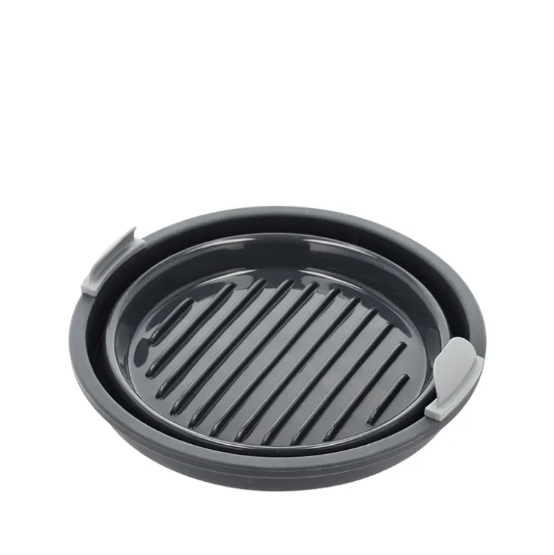 Holm airfryer silikoneform rund sort