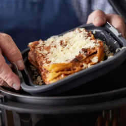 Holm airfryer silikoneform sort