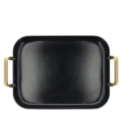Holm Brasserie bradepande med keramisk belægning sort 34x26x8 cm