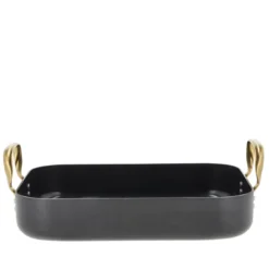 Holm Brasserie bradepande med keramisk belægning sort 34x26x8 cm