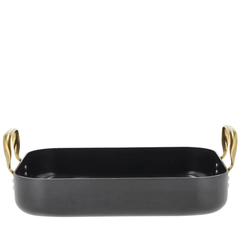 Holm Brasserie bradepande med keramisk belægning sort 34x26x8 cm