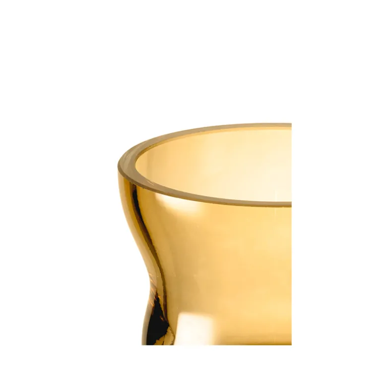 Holmegaard Calabas fyrfadsstage amber