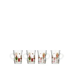 Holmegaard Christmas hotdrink glas med hank 4 stk. 24 cl