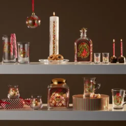 Holmegaard Christmas 2025 julelyslygte H 7,5 cm 2 stk.