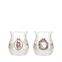 Holmegaard Christmas 2025 julelyslygte H 7,5 cm 2 stk.