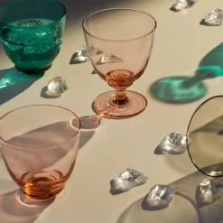 Holmegaard Flow vandglas champagne 35 cl