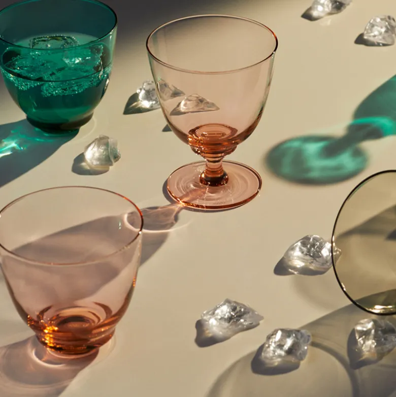 Holmegaard Flow vandglas champagne 35 cl