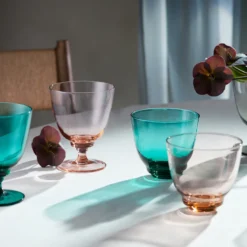 Holmegaard Flow vandglas emerald green 35 cl