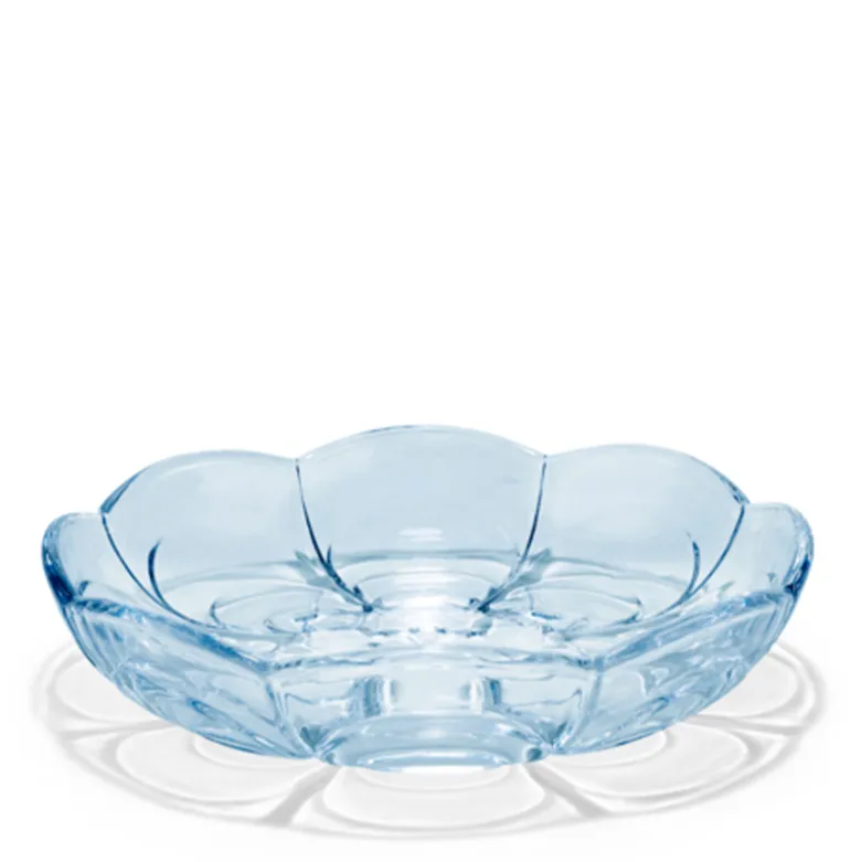 Holmegaard Lily isasiet blue iris 2 stk. Ø 16 cm