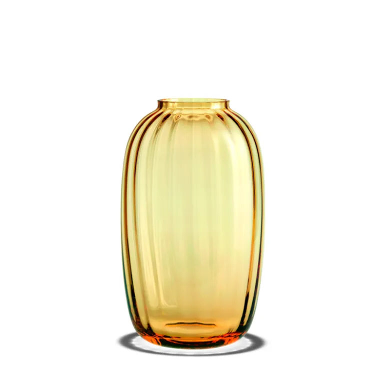 Holmegaard Primula vase amber H 25,5 cm