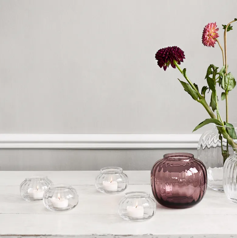 Holmegaard Primula vase klar Ø 9,5 cm