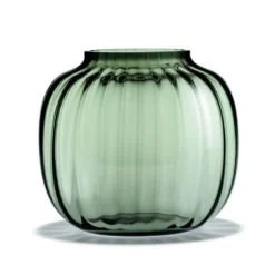 Holmegaard Primula vase smoke H 17,5 cm
