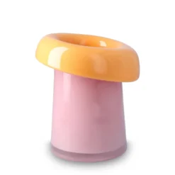 Holmegaard Soma vase orange/rosa H 16,5 cm