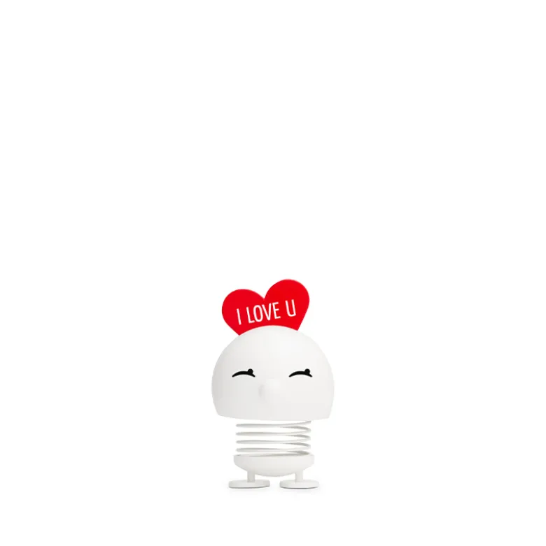 Hoptimist Bimble Love medium hvid 12 cm