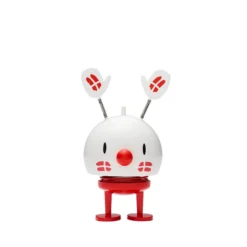 Hoptimist Birthday Bumble hvid H 14,4 cm