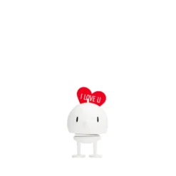 Hoptimist Bumble Love medium hvid 12 cm