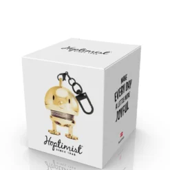 Hoptimist Bumble vedhæng guldfarvet H 5,9 cm