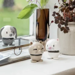 Hoptimist Kat hvid 7,3 cm