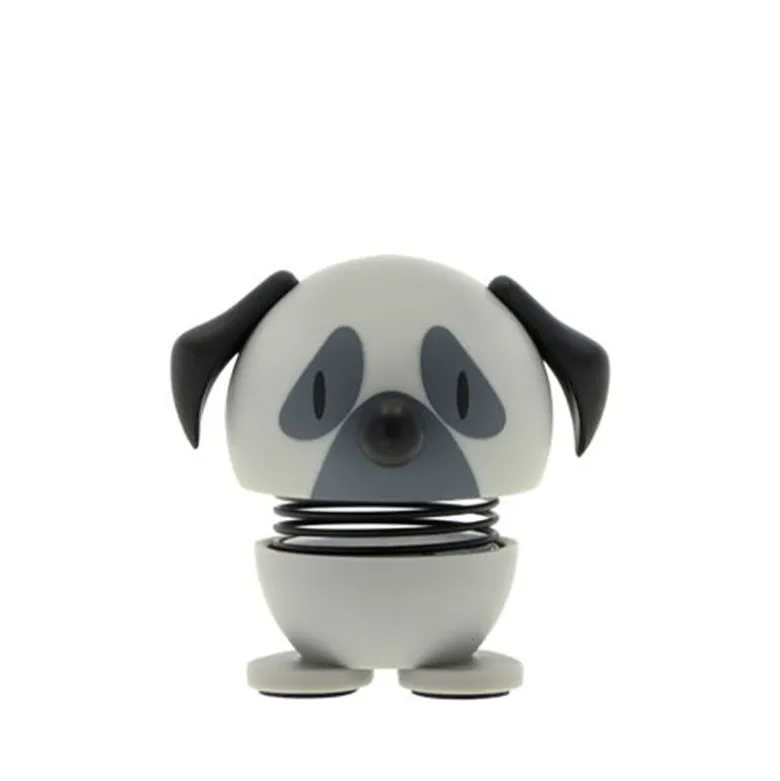 Hoptimist Mops figur XS grå H 4,9 cm