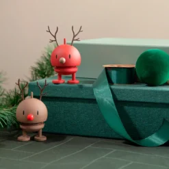 Hoptimist Soft Reindeer Bumble brun 9,2 cm