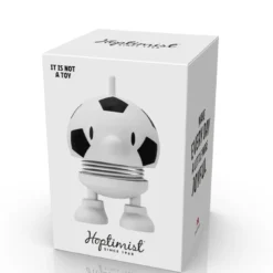 Hoptimist Sports Football Bumble figur hvid 7,6 cm