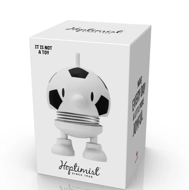 Hoptimist Sports Football Bumble figur hvid 7,6 cm