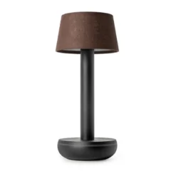 Humble Two bordlampe black/brown linen