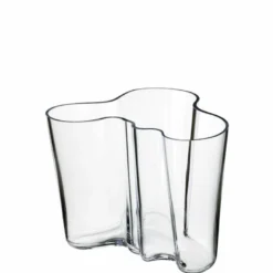 Iittala Alvar Aalto vase klar glas 16 cm
