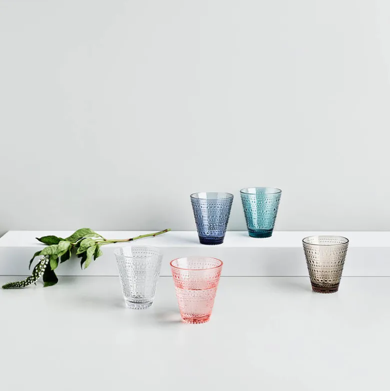 Iittala Kastehelmi glas 30 cl aqua 2 stk.