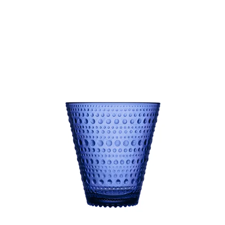 Iittala Kastehelmi glas 30 cl ultramarineblå 2 stk.