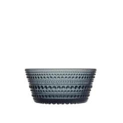 Iittala Kastehelmi glasskål 23 cl mørkegrå