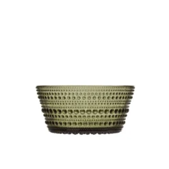 Iittala Kastehelmi glasskål 23cl mosgrøn