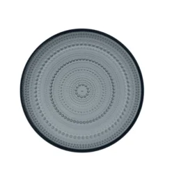 Iittala Kastehelmi tallerken mørkegrå Ø 24,8 cm