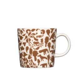 Iittala Oiva Taika Collection 30 cl krus cheetah brun
