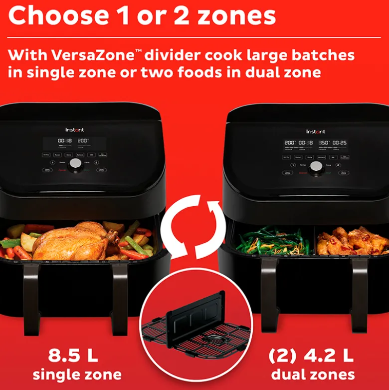 Instant Vortex airfryer & dehydrator 8,5 liter 1700 watt