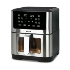 Jocca Digital Airfryer & Dehydrator 8 liter black/steel