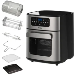 Jocca digital airfryer sort 10 liter 1700 watt