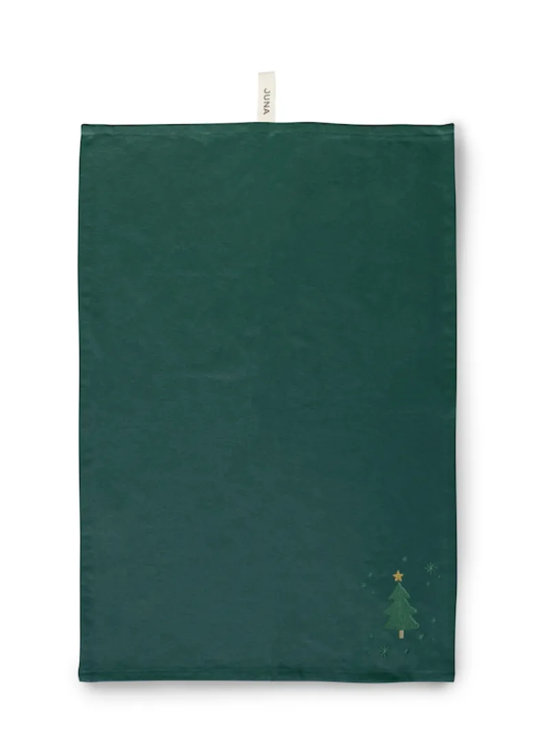 Juna Christmas Fable viskestykke grøn 50x70 cm