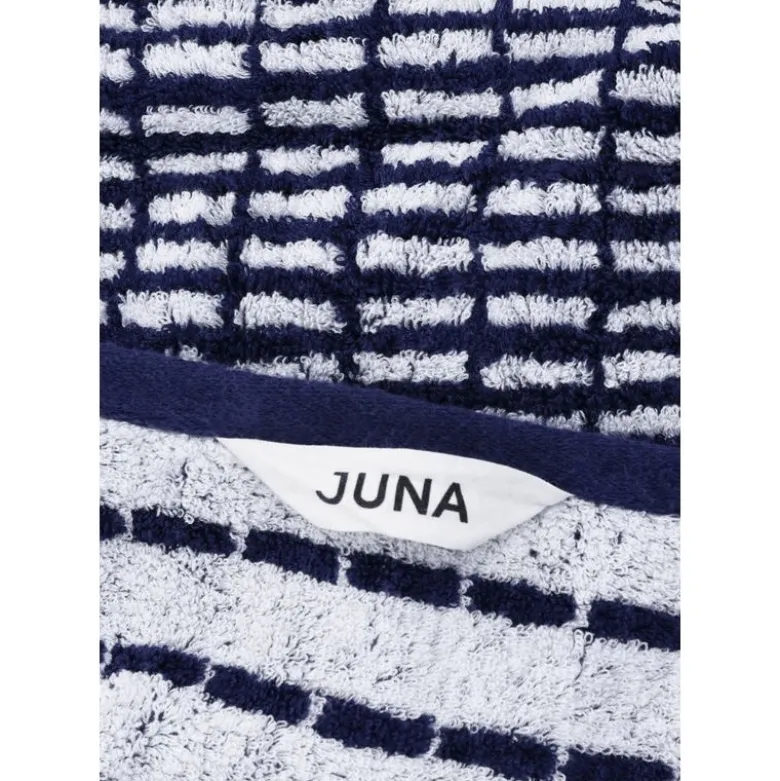 Juna Nuance håndklæde blå/mørkeblå 70x140 cm