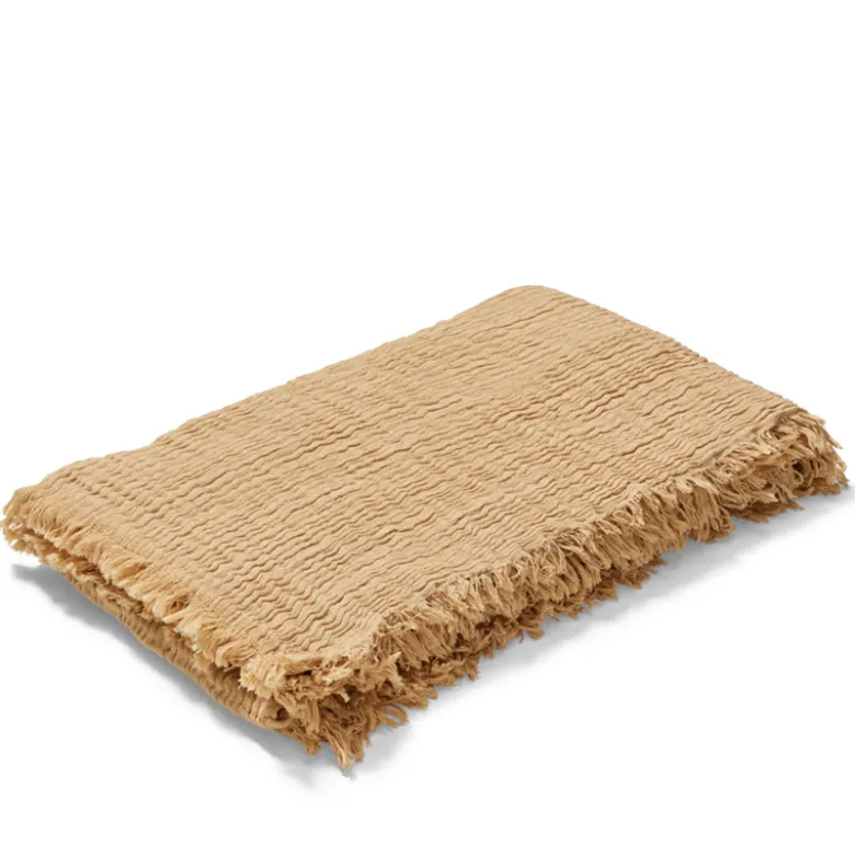 Juna Reloved sengetæppe sand 190x240 cm