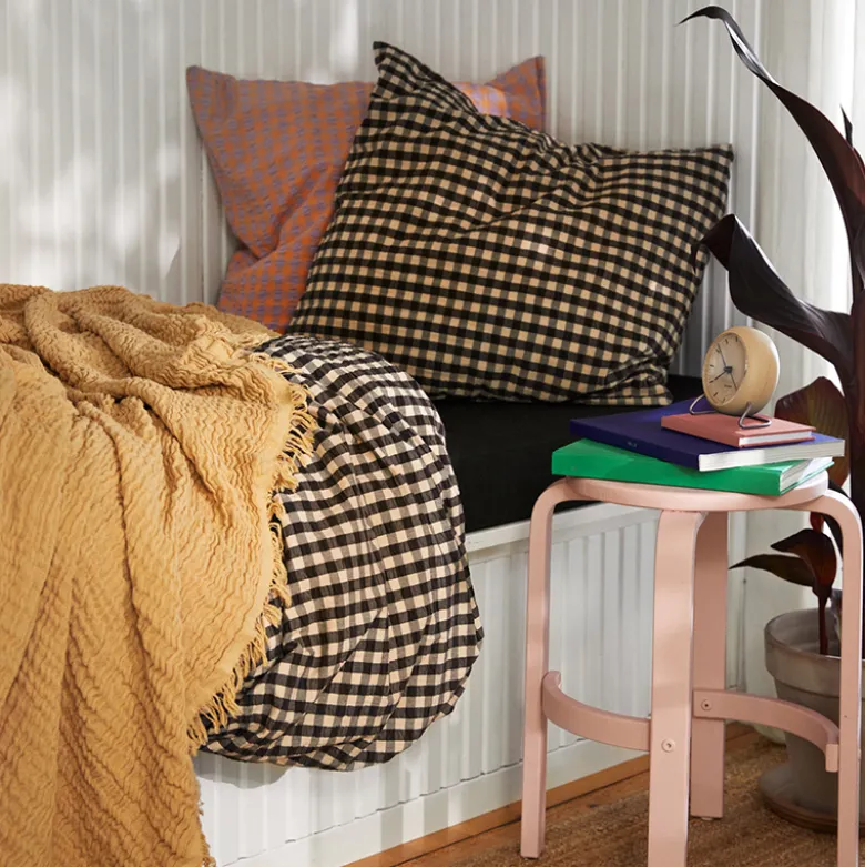Juna Reloved sengetæppe sand 240x260 cm