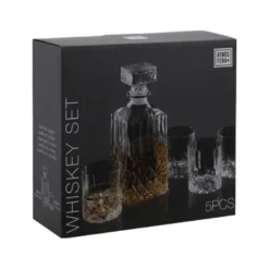 Karaffelsæt med glas 5 dele