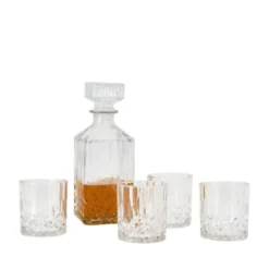 Karaffelsæt med glas 5 dele
