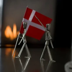Kay Bojesen Fanebærer i stål 18 cm