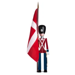 Kay Bojesen Figurines Kay Bojesen Fanebærer træfigur rød H 77 cm